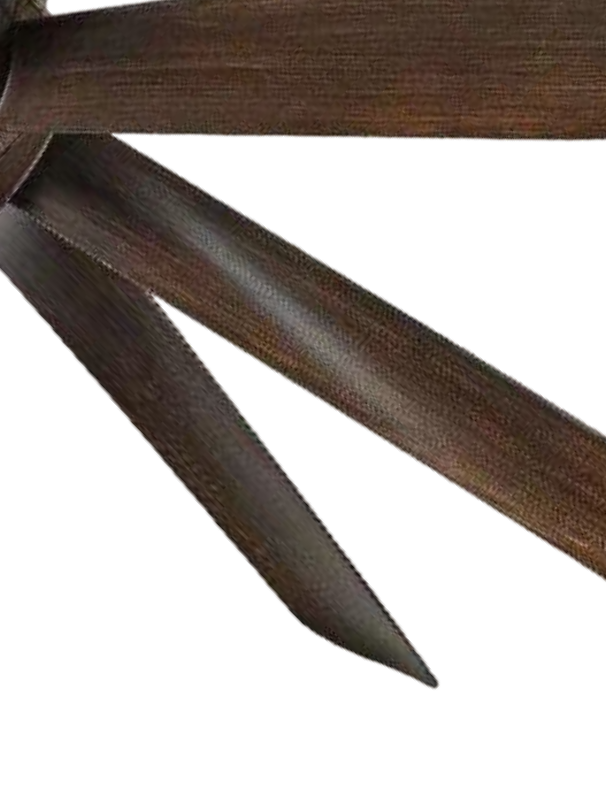 Qulik Q-6522-DW 60-Inch Modern Decorative Ceiling Fans with ABS Blades and Underlight in Dark Wood