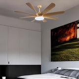 Qulik Q-6522-W 60-Inch Modern Decorative Ceiling Fan with ABS Blades and Underlight in White