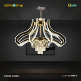 Qulik Chandelier Luxury classic decorative Crystal 6 LED Lamp Ceiling Lights (QL-3389-6)