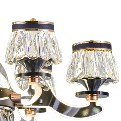 Qulik Decorative Luxury Crystal LED Chandelier Ceiling 12 Lamp Lights (QL-8832-8-4)