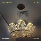 Qulik Modern Chandelier Decorative Hanging 5 head ring electroplating LED Ceiling Light (QL-5030)