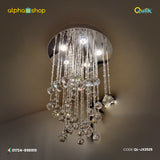 Qulik Modern Chandelier Decorative Hanging Crystal Suspension Shape LED Ceiling Light (QL-JX2525)