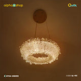 Qulik Modern Chandelier Decorative Hanging Octagonal Beads Shape LED Ceiling Light (QL-912)