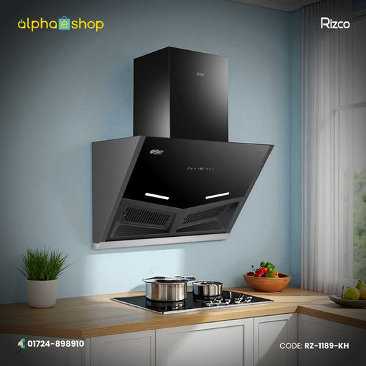 Rizco Kitchen Hood 30" Luminous 124 (Black) RZ-1189-KH