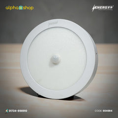 Energy Plus 646 - 18W Round LED Surface Panel Light with Sensor (White) | S646