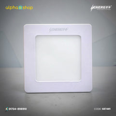 Energy Plus 874 - 6W Square LED Surface Panel Light (White) | S874