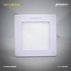 Energy Plus 874 - 6W Square LED Surface Panel Light (White) | S874