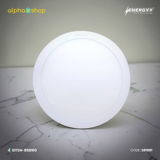 Energy Plus 918 - 24W Round LED Surface Panel Light (White) | S918