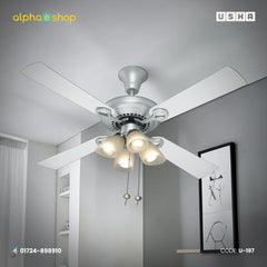 Usha Fontana Lotus 50'' ( White Steel) U-197