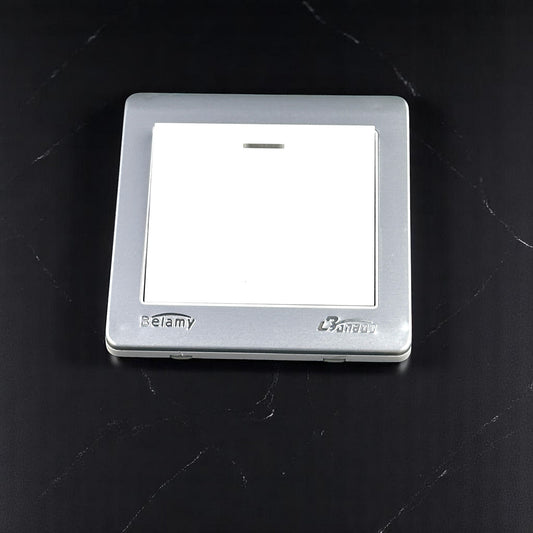 Belamy White-Grey 1 Gang 1 Way | BE-130-SW