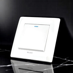 Belamy White 1 Gang 1 Way | BE-115-SW