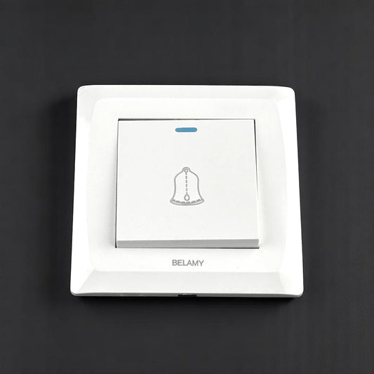 Belamy White Door Bell | BE-117-SW