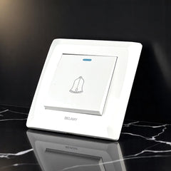 Belamy White Door Bell | BE-117-SW