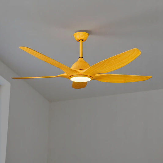 Yamada 60" Pine Wood Underlight Remote Ceiling fan | Y-523