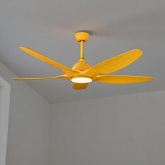 Yamada 60" Pine Wood Underlight Remote Ceiling fan | Y-523