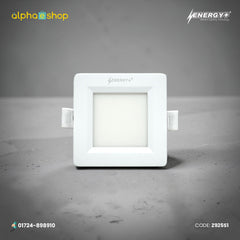 Energy Plus Zion Panel 2016 (925) - 3W Square Panel Light (White) | Z925