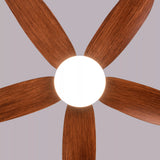 Breezelux Alpha 48" Modern Decorative Silent ABS Blade under light Remote Ceiling Fan (Wooden Grain) BL-2529