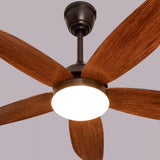 Breezelux Alpha 48" Modern Decorative Silent ABS Blade under light Remote Ceiling Fan (Wooden Grain) BL-2529