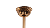 Qulik C01 48" Crystal Chandelier Retractable Invisible Blade MP3 Silent 3 Color Change LED Remote Ceiling Fan (Golden) Q-8310 - Elegant Crystal Ceiling Fan in Golden Finish