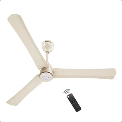Atomberg Renesa Halo Smart 1400mm BLDC Ceiling Fan with Remote Control & LED Indicators (Seasand Ivory)  | AT-157