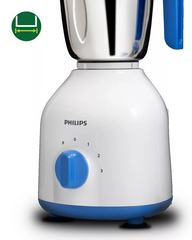 PHILIPS Mixer Grinder with 3 Jars, 600 Watt - HL7555/00 (Celestial Blue/ Bright white) PH-1016-MG