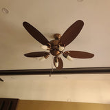 Polycab Superia SP02 48"  Designer Underlight Ceiling Fan (Antique Copper Rosewood)  PC-101