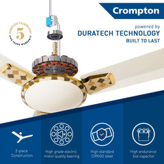 Crompton Aura 2 Designer 2D  48" Pearl White C-222