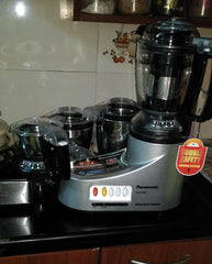 Panasonic MX-AC400  4 in 1  Super Mixer Grinder 550W  (Silver) PA-1008