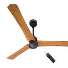 Atomberg Renesa Smart + 48" BLDC Motor With Remote Energy Saving IOT Enable Ceiling Fan (Golden Oakwood) AT-119