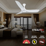 Havells Stealth Air 48" BLDC Energy Savings Remote Ceiling Fan (White)  H-287