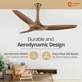 Orient AeroQuite BLDC Energy Saving With Remote 48" (Caramel Brown) O-163 - Ceiling Fan - Best Ceiling Fan Price in Bangladesh  | Alphaeshop.store