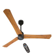 Atomberg Renesa Smart + 48" 35 Watt BLDC Motor with Remote Energy Saving IOT Enable Ceiling Fan (Golden Oakwood) AT-119