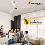 Atomberg Renesa+ 56" 35W BLDC motor Energy Saving Anti-Dust Speed Indicator Light  Ceiling Fan with Remote Control (Pearl White) AT-101 - Ceiling Fan - Best Ceiling Fan Price in Bangladesh  | Alphaeshop.store