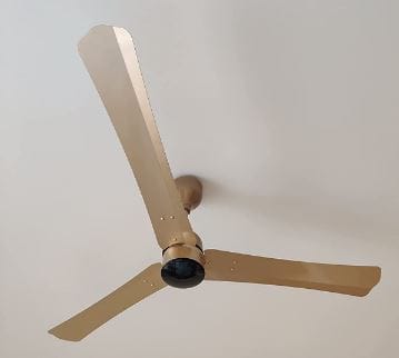 Atomberg Renesa + 48" 35Watt BLDC motor Energy Saving Anti-Dust Speed Indicator Light Ceiling Fan with Remote Control  ( Metallic Gold ) AT-108