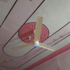 Atomberg Renesa 48" 35W BLDC motor Energy Saving Anti-Dust Speed Indicator Light Ceiling Fan with Remote Control  ( Ivory ) AT-113
