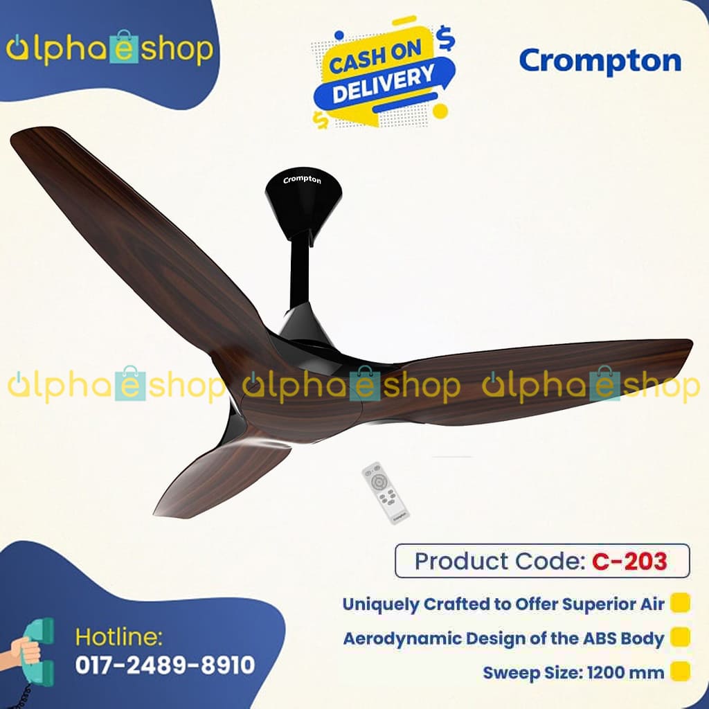 Crompton Silent Pro Enso Smart 48" BLDC Remote Control Ceiling Fan (Ch
