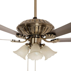 Crompton Jupiter 48" Decorative Ceiling Fan with Lights (Brass) C-214