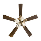 Crompton Jupiter 48" Decorative Ceiling Fan with Lights (Brass) C-214