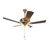 Crompton Jupiter 48" Decorative Ceiling Fan with Lights (Brass) C-214