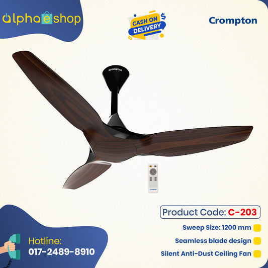 CromptonSilentProEnsoSmart48BLDCRemoteControlCeilingFan_ChestnutWood_Brown_C-203