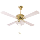 Crompton Uranus 48" Decorative Ceiling Fan with Lights (Ivory) C-216