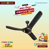 Havells Stealth Air Cruise 53" (Dusk Champagne) H-184 - Ceiling Fan - Best Ceiling Fan Price in Bangladesh  | Alphaeshop.store