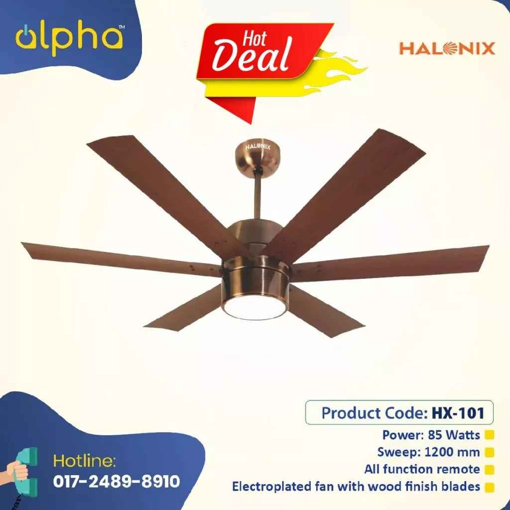 Halonix Hexa 48” (Antique Copper) HX-101