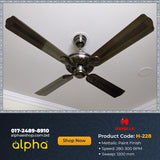 Havells Florence 48'' (Black Antique Nickel) H-228 - Ceiling Fan - Best Ceiling Fan Price in Bangladesh  | Alphaeshop.store