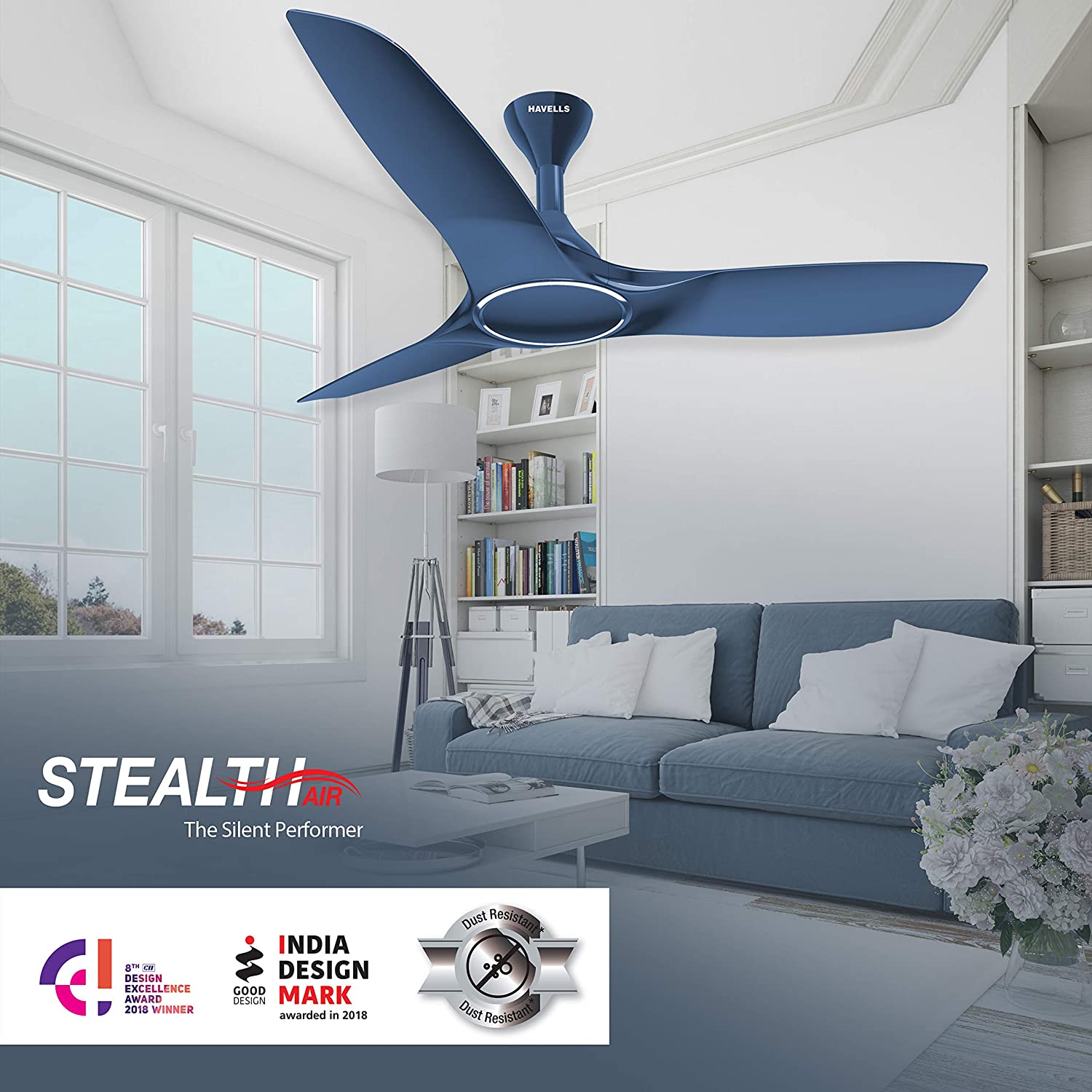 Havells Stealth Air 50'' (Indigo Blue) H-182