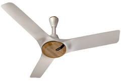 Havells Stealth Neo 48-inch BLDC ceiling fan with 3 blades, remote control and Wood Mist finish, model H-273.