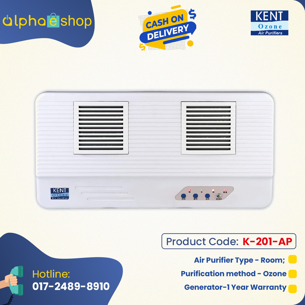 Kent Ozone Air Purifier Wall Mount K-201-AP - Ceiling Fan - Best Ceiling Fan Price in Bangladesh  | Alphaeshop.store