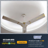 Luminous Jaipur Ghoomar 48'' (Makrana White) L-215 - Ceiling Fan - Best Ceiling Fan Price in Bangladesh  | Alphaeshop.store
