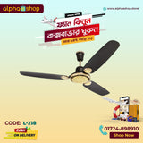 Luminous Jaipur Sanganeri 48'' (Andhi Grey) L-218 - Ceiling Fan - Best Ceiling Fan Price in Bangladesh  | Alphaeshop.store