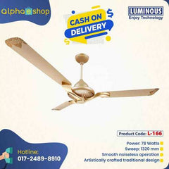 Luminous Jaipur Mahal 52” (Thar Gold) L-166